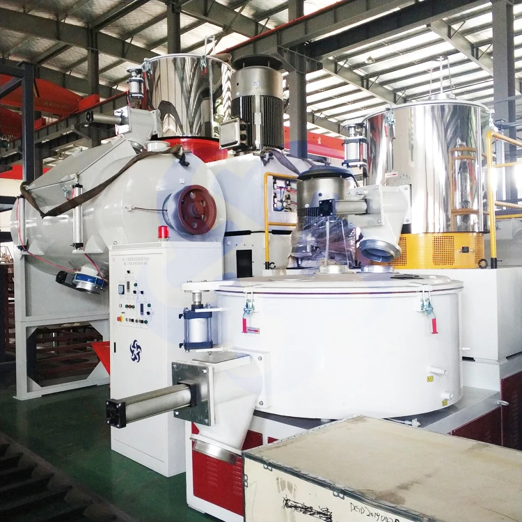 
wpc raw material mixer plastic powder granules mixing machine 