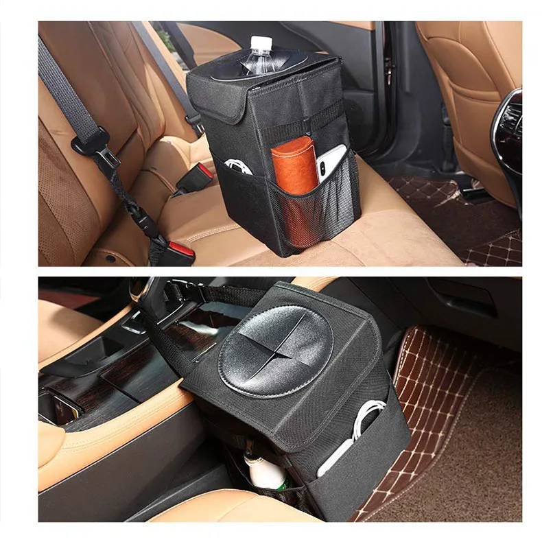 
Wholesale backseat foldable organizer car storage bag for front seat and armrest box 