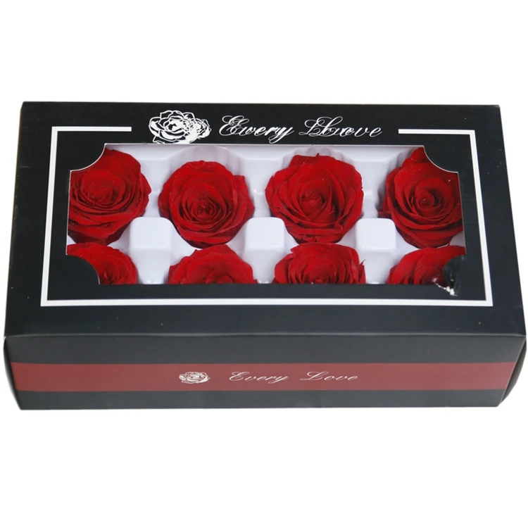 Свадебные украшения автомобиля цветы из подручного материала B класс 4-5 см 8 шт./кор. вечная роза сохранить