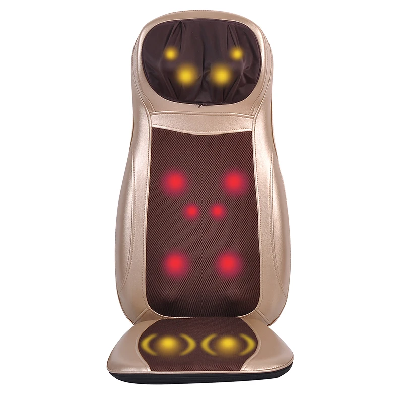 SUNWTR Shiatsu Neck Back Cushion Massager Electric Vibration Massage Cushion With Heating Kneading Massage Chair Cushion