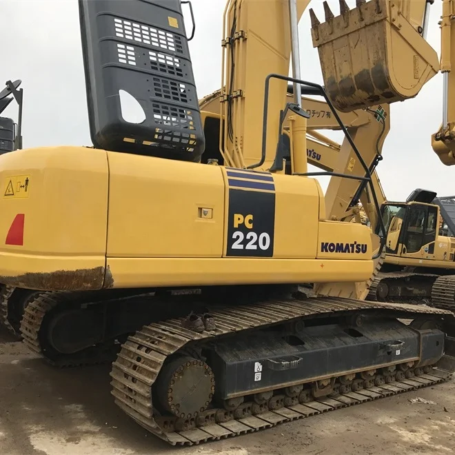 22 тонны PC220 знаменитый японский бренд Komatsu б/у гусеничный экскаватор на