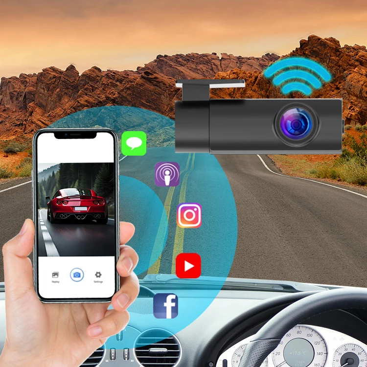 USB ACC автомобильный рекордер 1080P Высокое разрешение Wifi DVR Dash Cam Starlight Night Vision черный ящик