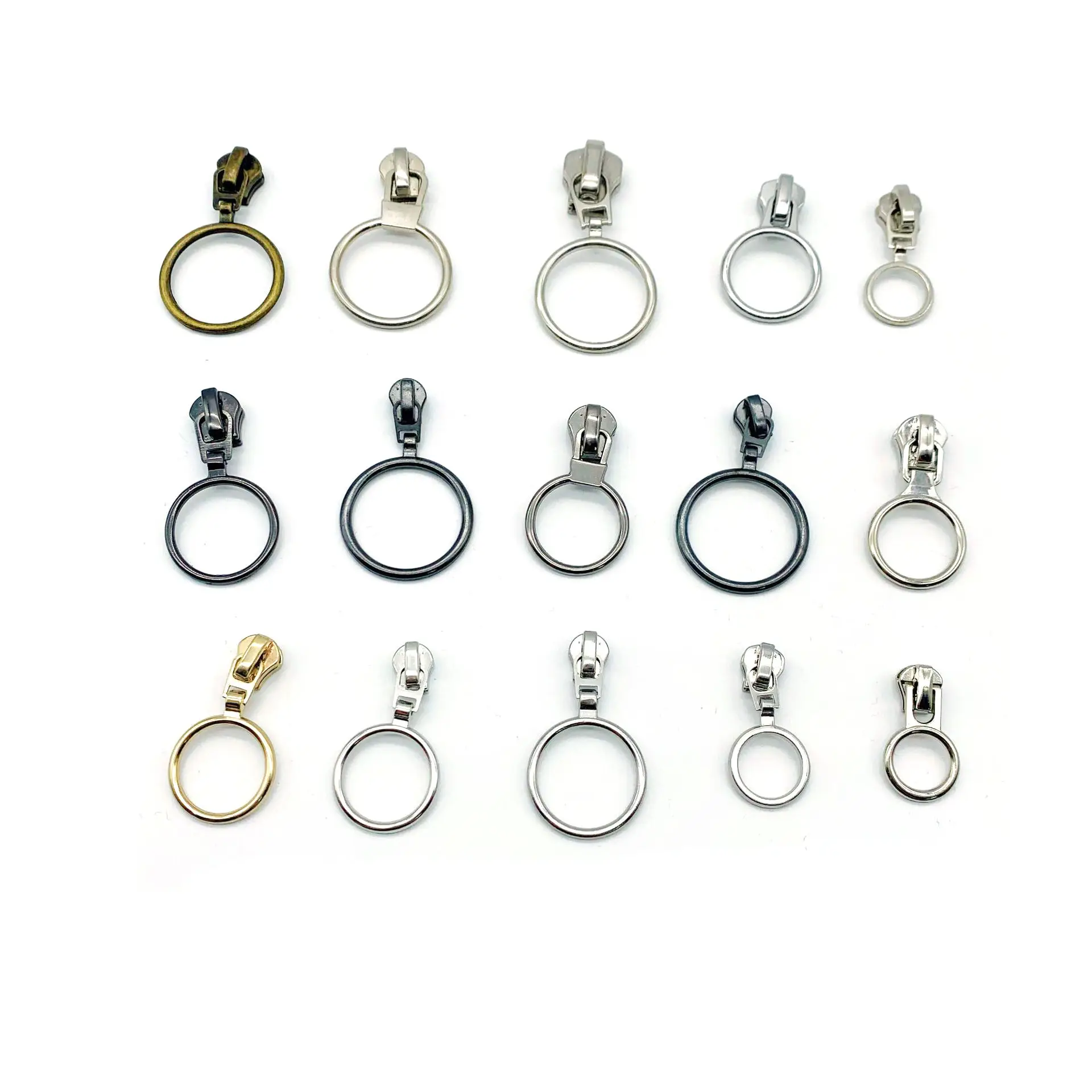 Younus Wholesale Price Customized Metal Zipper Puller Slider Zip Pull Zipper Slider For Handbags