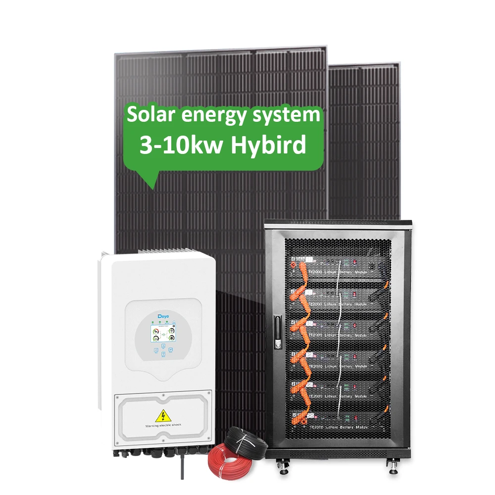 2024 lifepo4 battery pack solar energy storage system lithium solar inverter home energy backup solar energy system