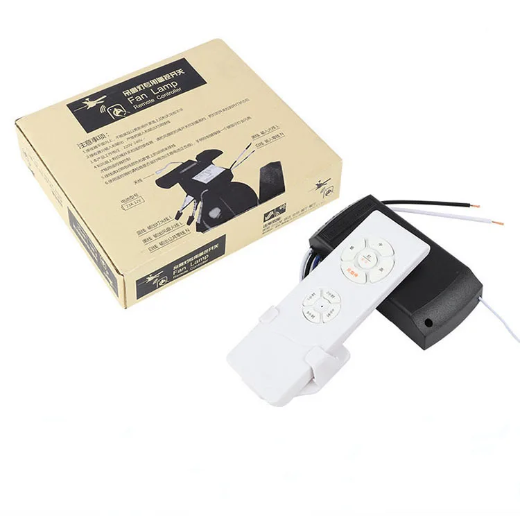 110-220V Timing Wireless Control Switch Adjusted Wind Speed Transmitter Receiver Universal Ceiling Fan Lamp Remote Control Kit