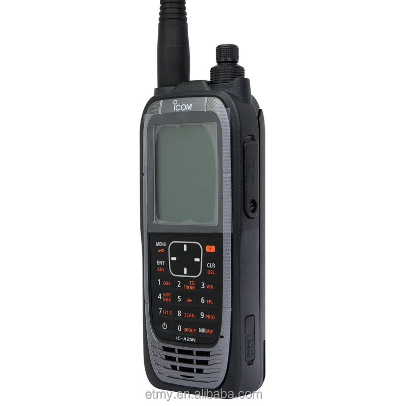ICOM IC A25N VHF AIR BAND TRANSCEIVERS Walkie talkie Aviation Handheld radio