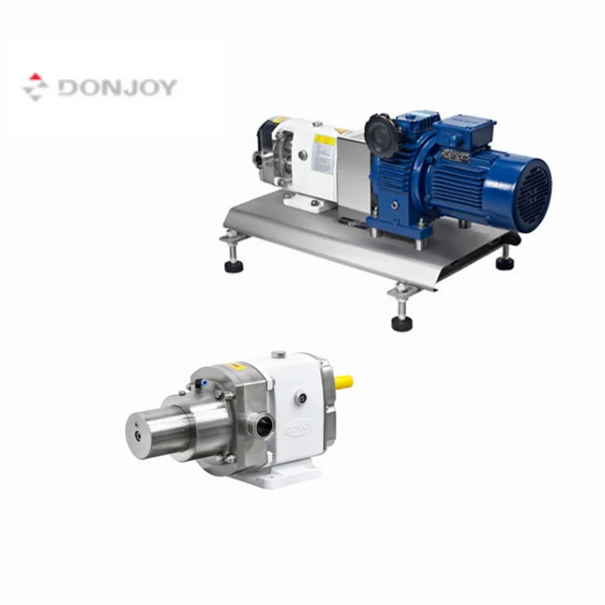 DONJOY TUL/TUR stainless steel lobe pump with built-in safety valve transfer lobe pumps rotary lobe pump