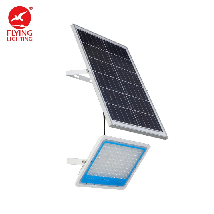 
New Street Flood Light Bridge Stadium Lighting 300w Remote Control Solar Outdoor Lamp 