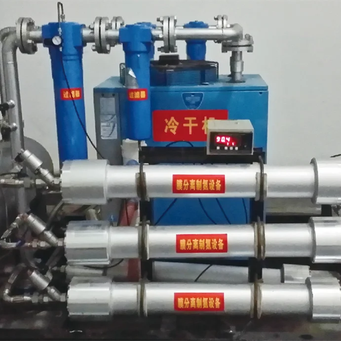620 Nm3/H сертификат CE установка для производства азота 98% азотный генератор мембранный завод