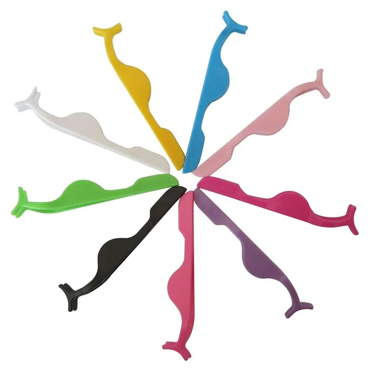 Индивидуальная торговая марка, разноцветный пластиковый аппликатор для ресниц, пинцет, магнитный Пинцет для ресниц оптом