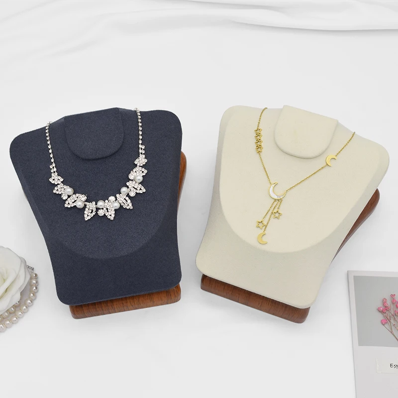Light Weight Cheap Shipping Portable Jewelry Neck Stand Holder Necklace Display Bust For Jewelry Store Jewelry Mannequin