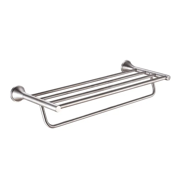 New arrival stainless steel bathroom shelf set for hotel household shelf