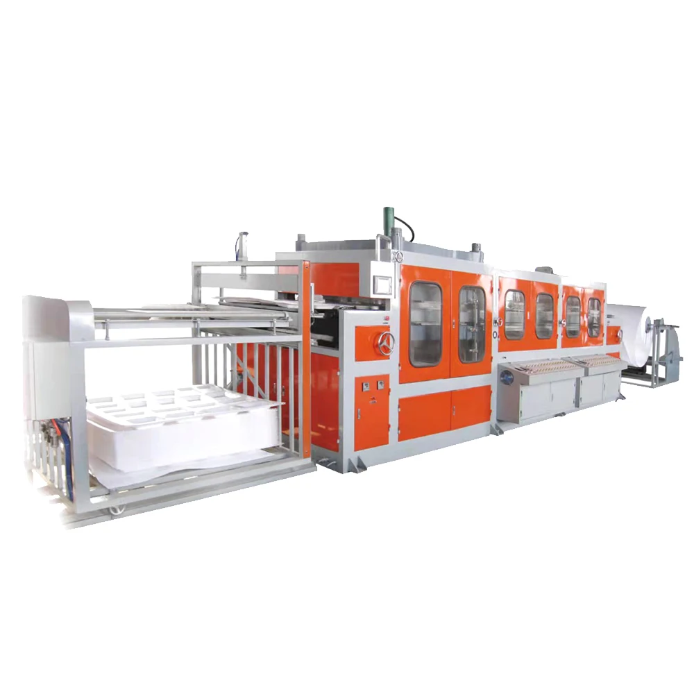 China manufacture ps foam lunch box machine and prices ps foam thermoforming machine