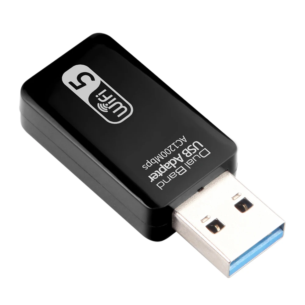 5 8G/2 4G беспроводной USB Wi-Fi адаптер 1300 Мбит/с карта приемник передатчик двухдиапазонный Быстрый прием для ПК