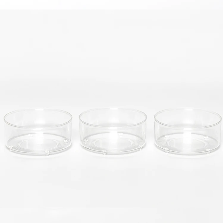 cheap PC plastic round shape empty tealight candle holder