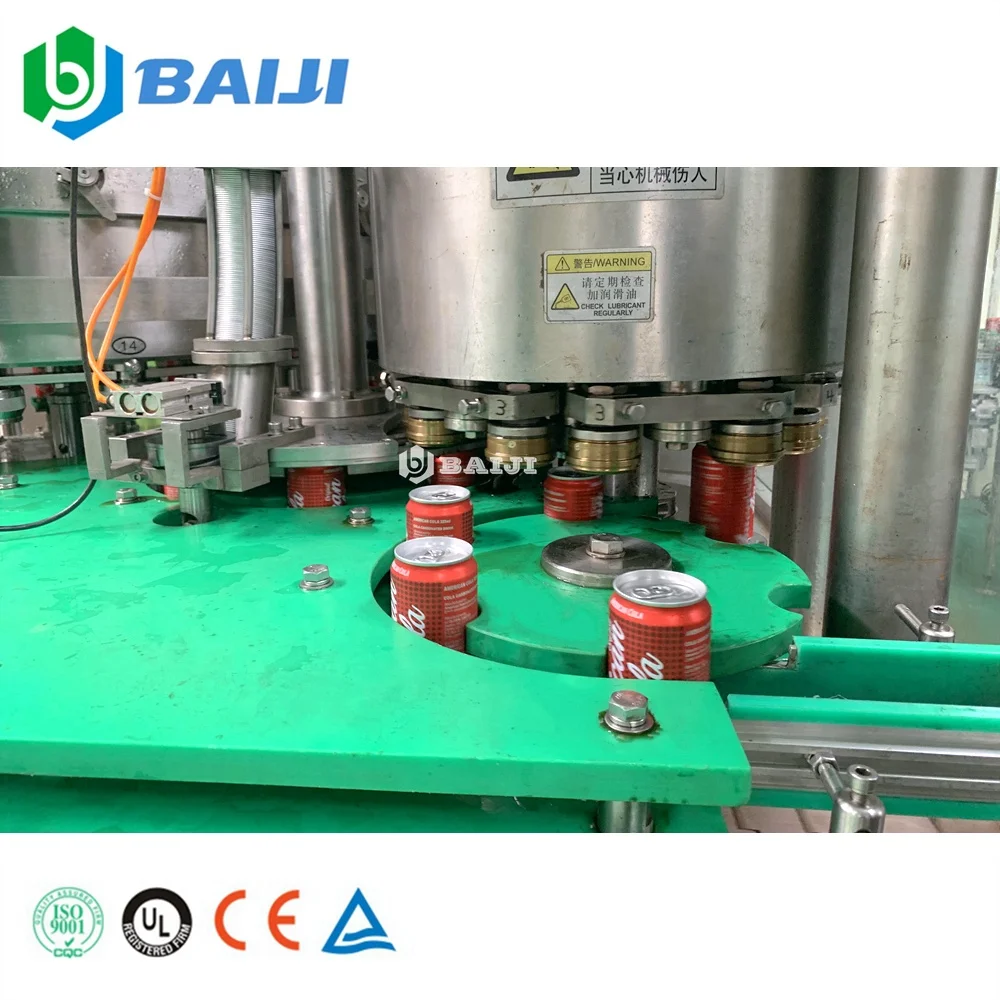 3000CPH 330ml carbonated energy drink aluminum can beverage filling sealing canning machinery