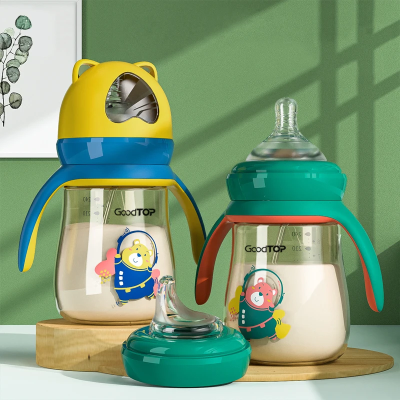 Wholesale Baby  Feeding bottles  PPSU Bottles BPA Free Silicone Bottle Anti Colic For Baby new born Infant