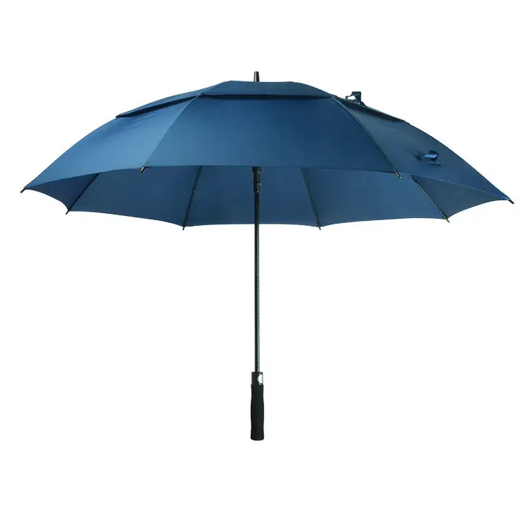 High Quality 30Inch 8K Stronger Windproof Double Layer Golf Umbrella Paraguas Automatico