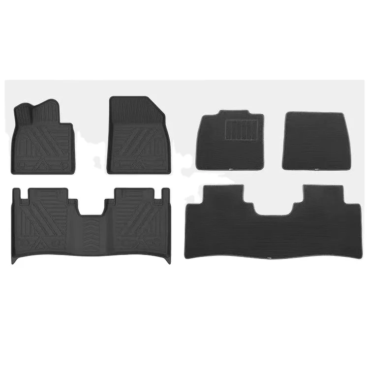 Car Floor Mats Waterproof Non-slip Foot Pad Four Seasons TPE/XPE Car Accessories Toyota LAND CRUISER