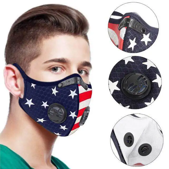 Low Moq High Quality Anti Dust Sports Cycling Mask With Valve Filter