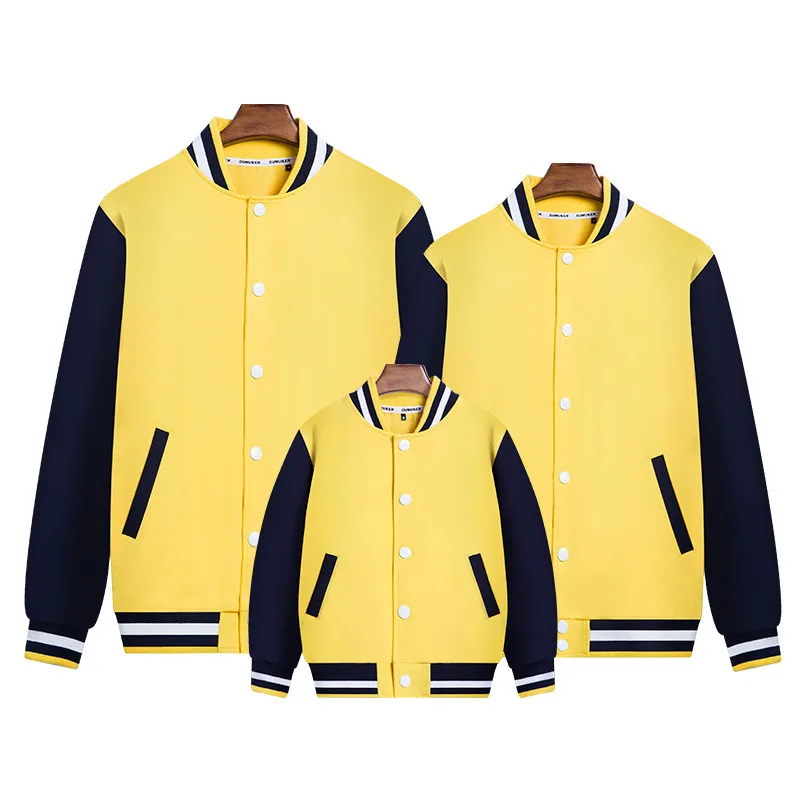 
OEM/ODM man women school 100% Polyester unisex baseball Wool Jacket Leather Sleeves college fleece jacket 