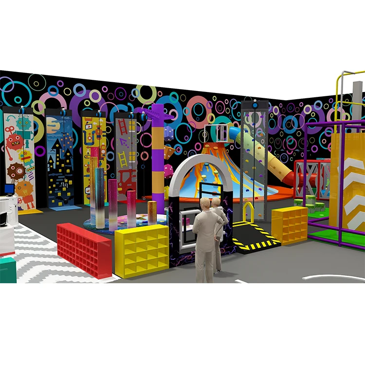 Factory Price Game Center High Quality Durable Children Indoor Rock Climbing Wall