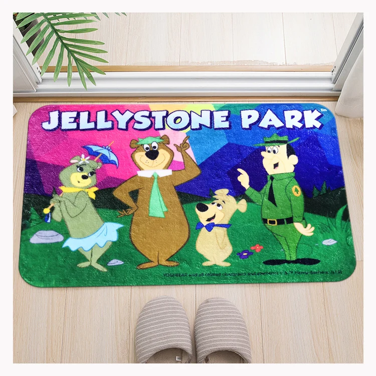 Non-Slip Velvet Soft Flannel Fiber Pebble Shower Bathroom Bath Mats Washable