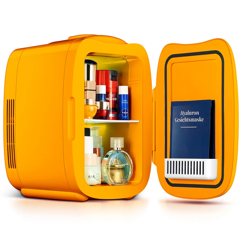 220V Portable Mini Fridge 6L Compact Cooler for Home Use for Drinks and Skincare Products-Beauty & Personal Care