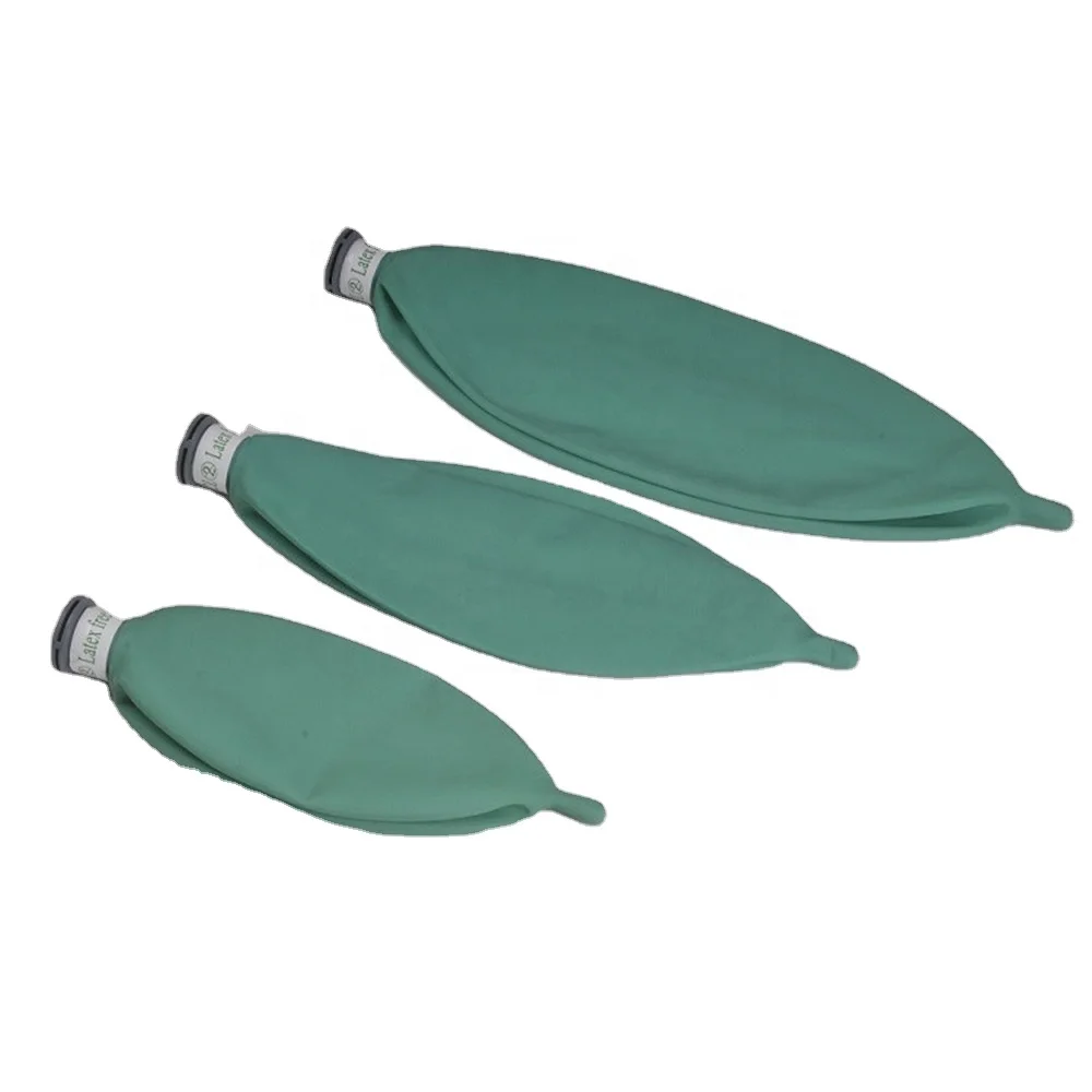 
Green Color 0.5L/1.0L/2.0L/3.0L Latex Free Breathing Bag 