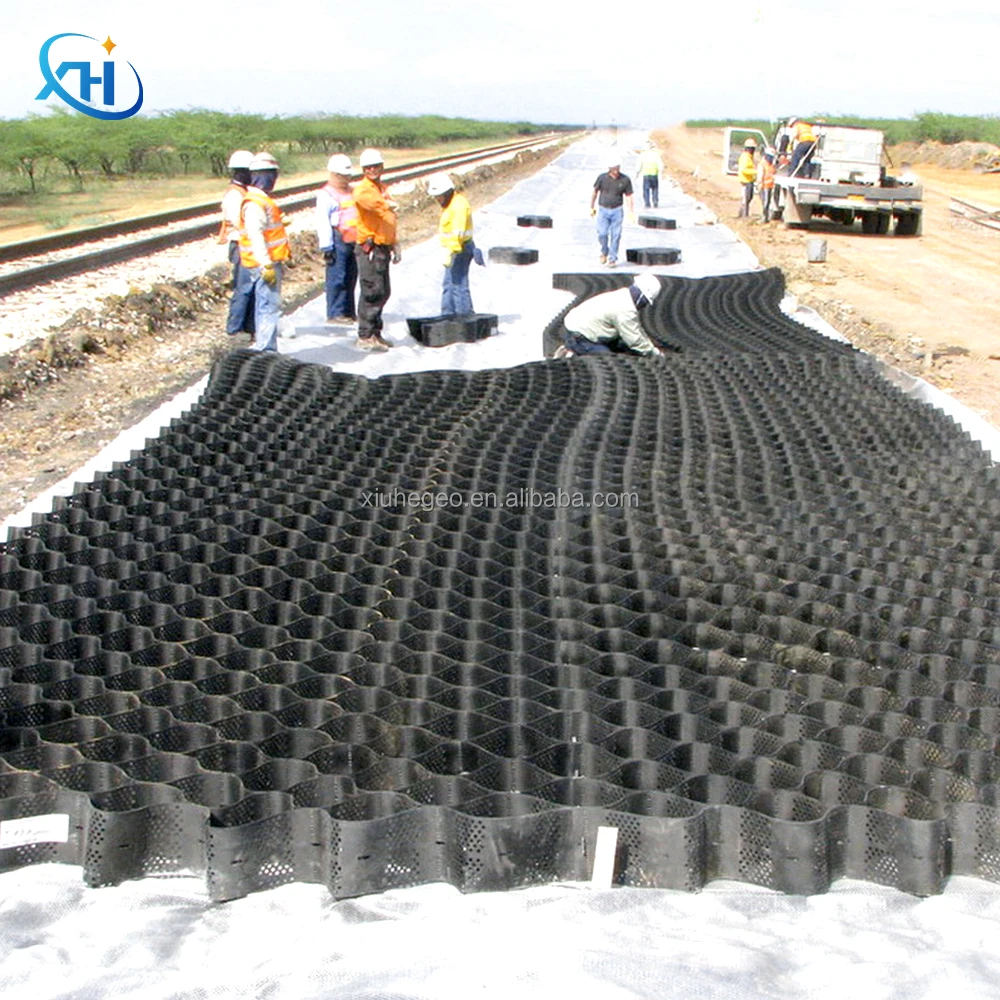 Geocell Ground Grid For Gravel Stabilizer Pavement Pp Plastic 50Mm Astm Standard Hdpe