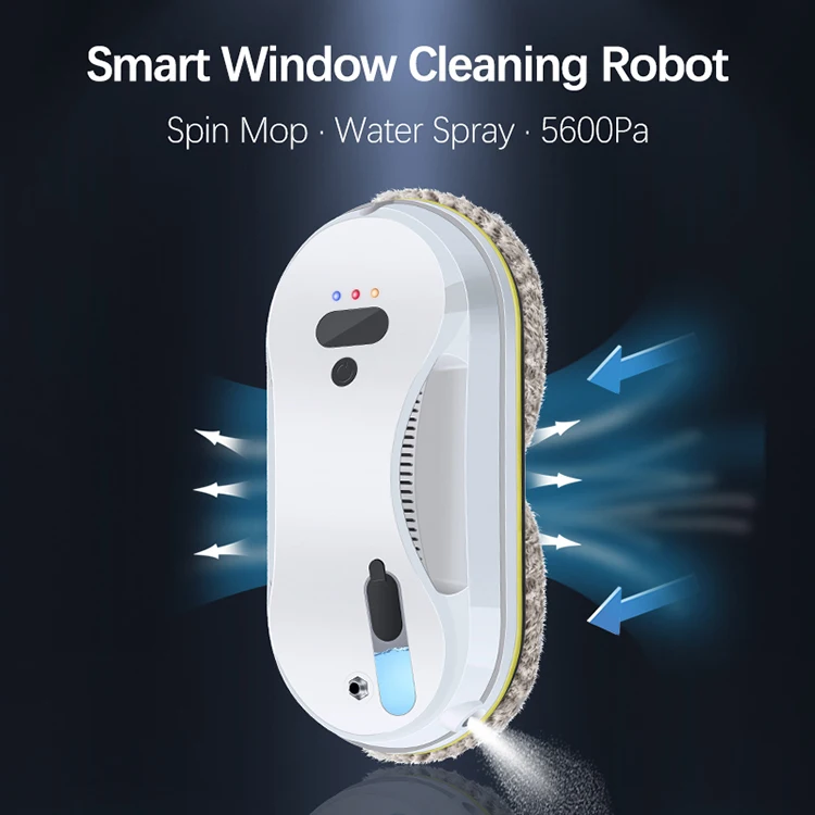 New Design W15S APP+Remote Control Glass Washer Window Cleaner Deep Clean Smart Glass Window Robot for Household