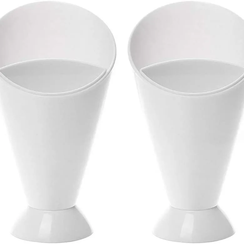 Multiple colors Kitchen Gadget silicone cup Kitchen Potato Tool Tableware Reusable French fries cup plastic party cup