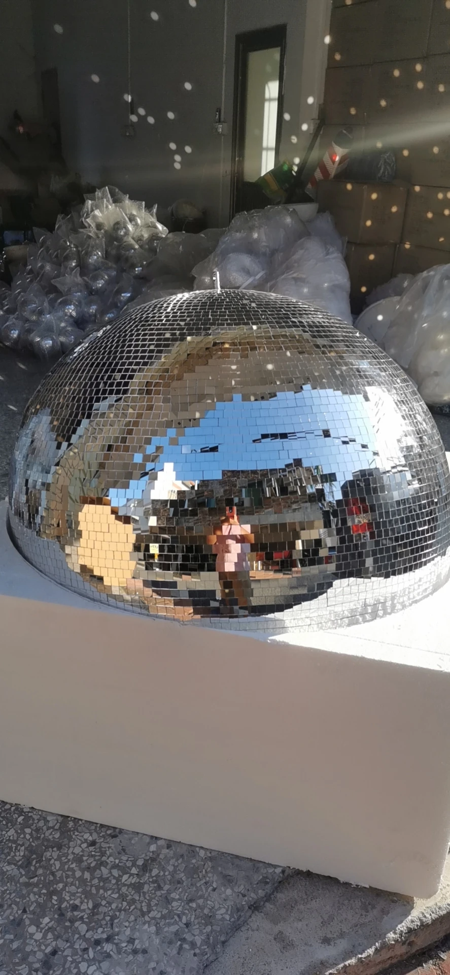 outdoor decorations 100cm giant disco ball