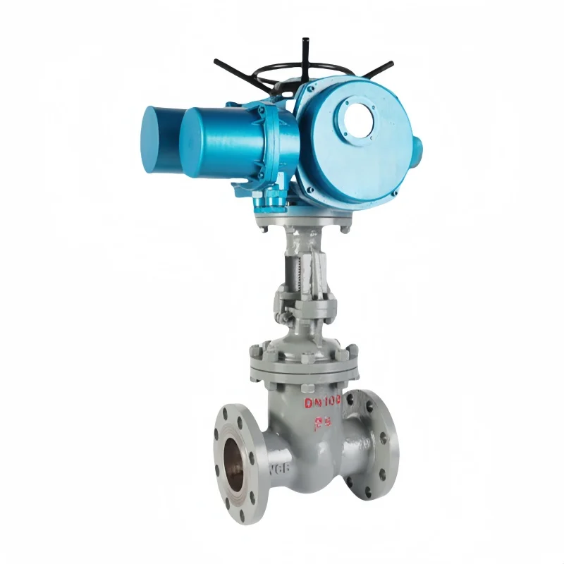 5 Inch Cast Steel Flange Intelligent Switch Type High Temperature High Pressure Gate Valve DC24V Electric Flange Gate Valve