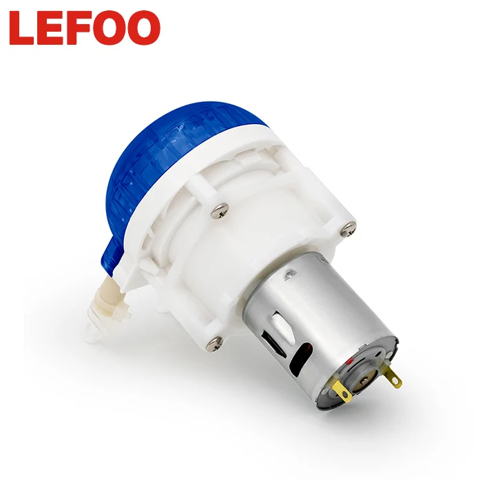 LEFOO micro peristaltic pump DC motor Mini Electric Peristaltic Metering Pump multi channel peristaltic pump