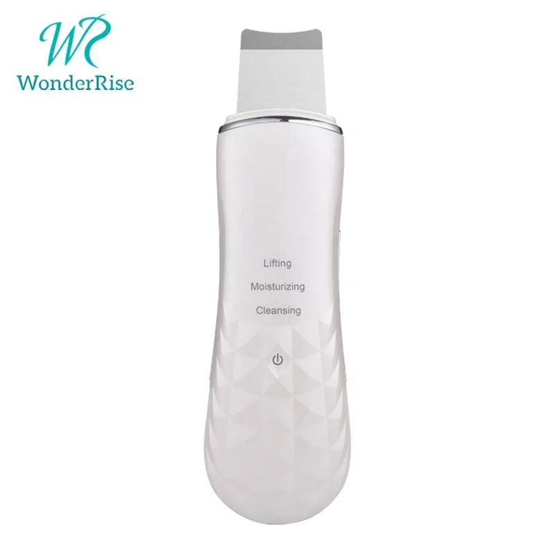 New Trending Peeling Facial Spatula Blackhead Removal Heated Ultrasonic Facial Skin Scrubber