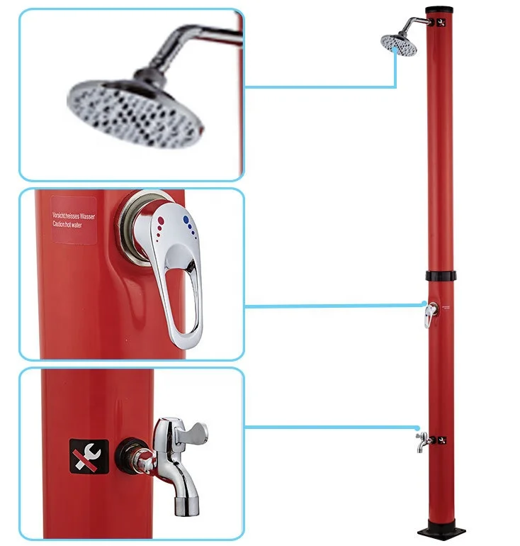 18 л сад медный душ Открытый Солнечный Душ бассейн Солнечный Душ