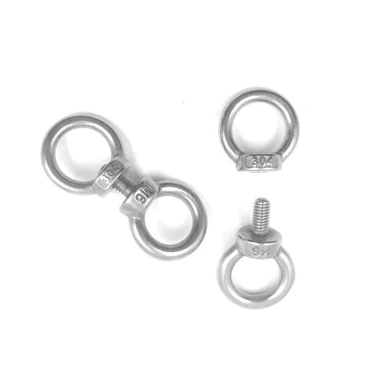Hot Sales Threaded Rivet Nut Stainless Steel Ring nut Eye Nut Bolt (1600306239771)