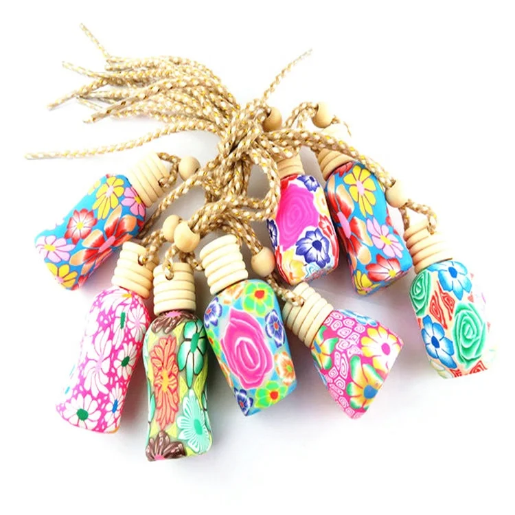 Factory price mini car refillable glass perfume bottle wholesale replacement bottle for essential oil