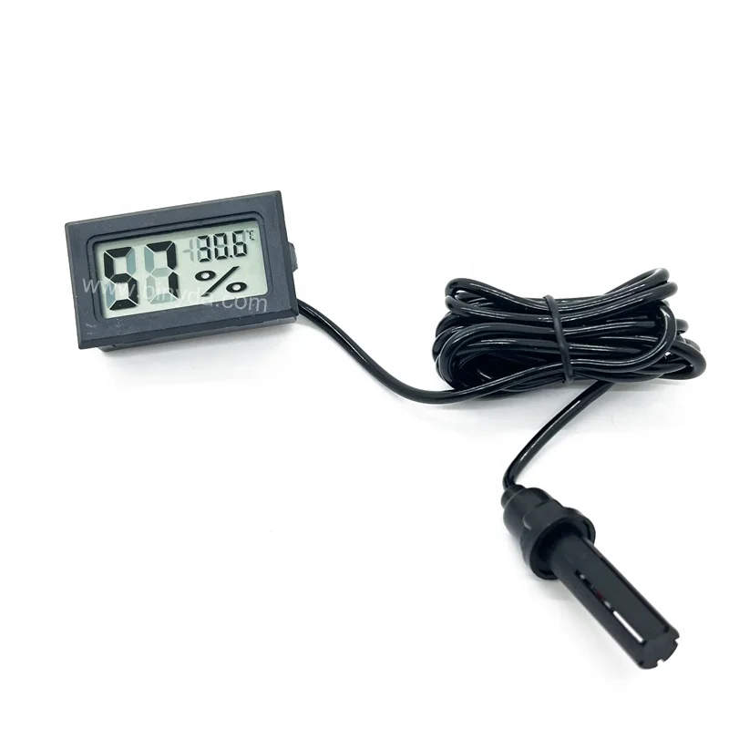 FY-12 LED Digital Thermometer Temperature Sensor Meter Detector Tester 5V 12V for Car Indoor Baby Bath Incubator