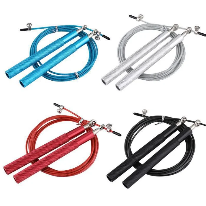 High Speed Adjustable Self Lock Skipping Aluminum Handle Jump Rope