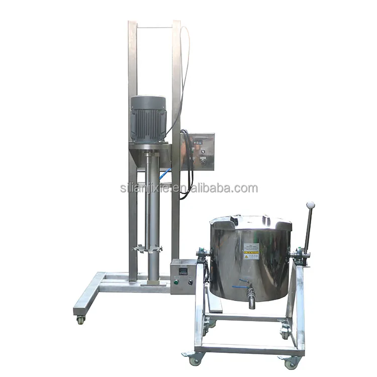 SILian Pneumatic Lift movable paint color ink blender mixer oil paint High Speed Dispersing machine price