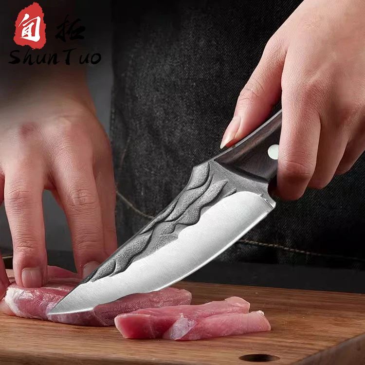 hand forged stainless steel 12 inch meat chef knife bows butcher boning slaughter cook knives kit set