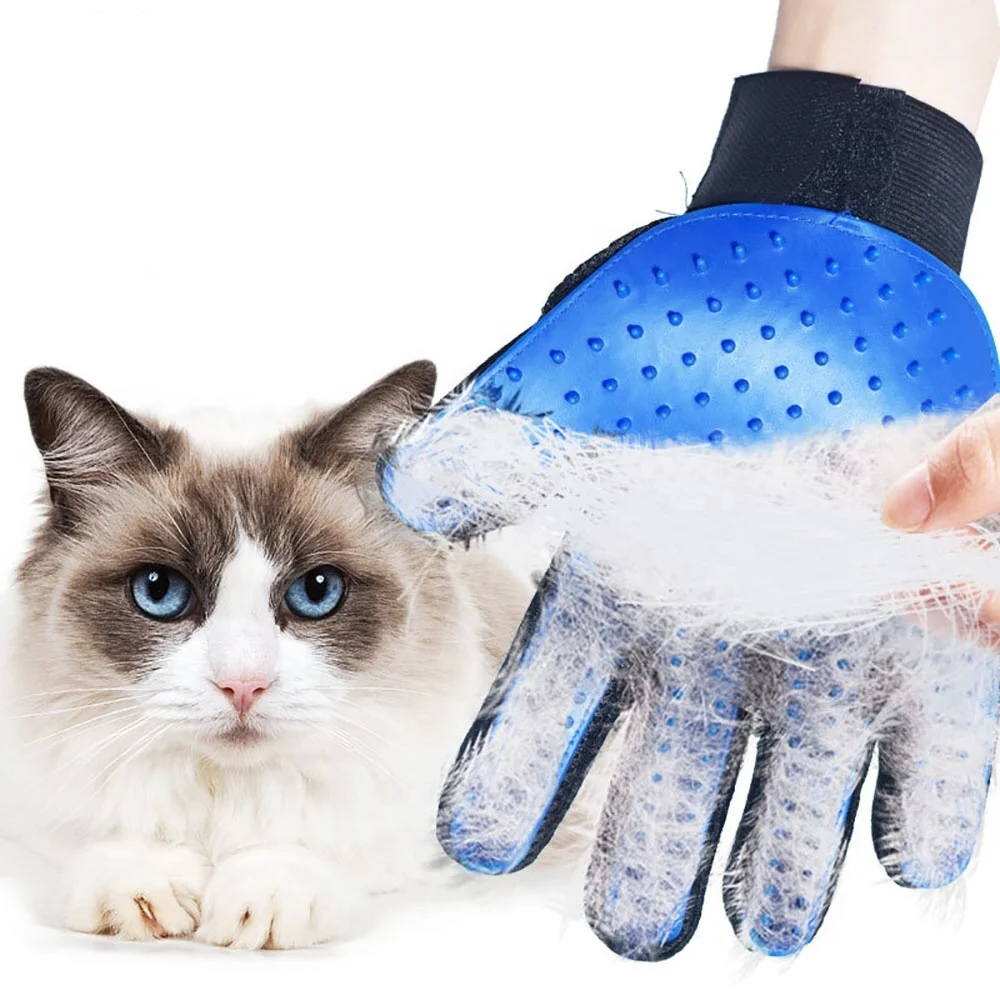 Pet Shedding Glove Pet Hair Remover Glove Pet Grooming Glove Dog Supplies