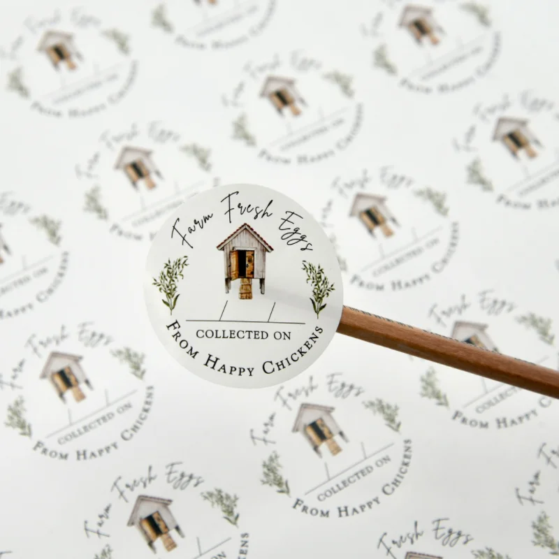 Custom Circle Decorating Stickers Roll Waterproof Round Vinyl Coated Paper Sticker Round Label Logo Stickers Custom Printing