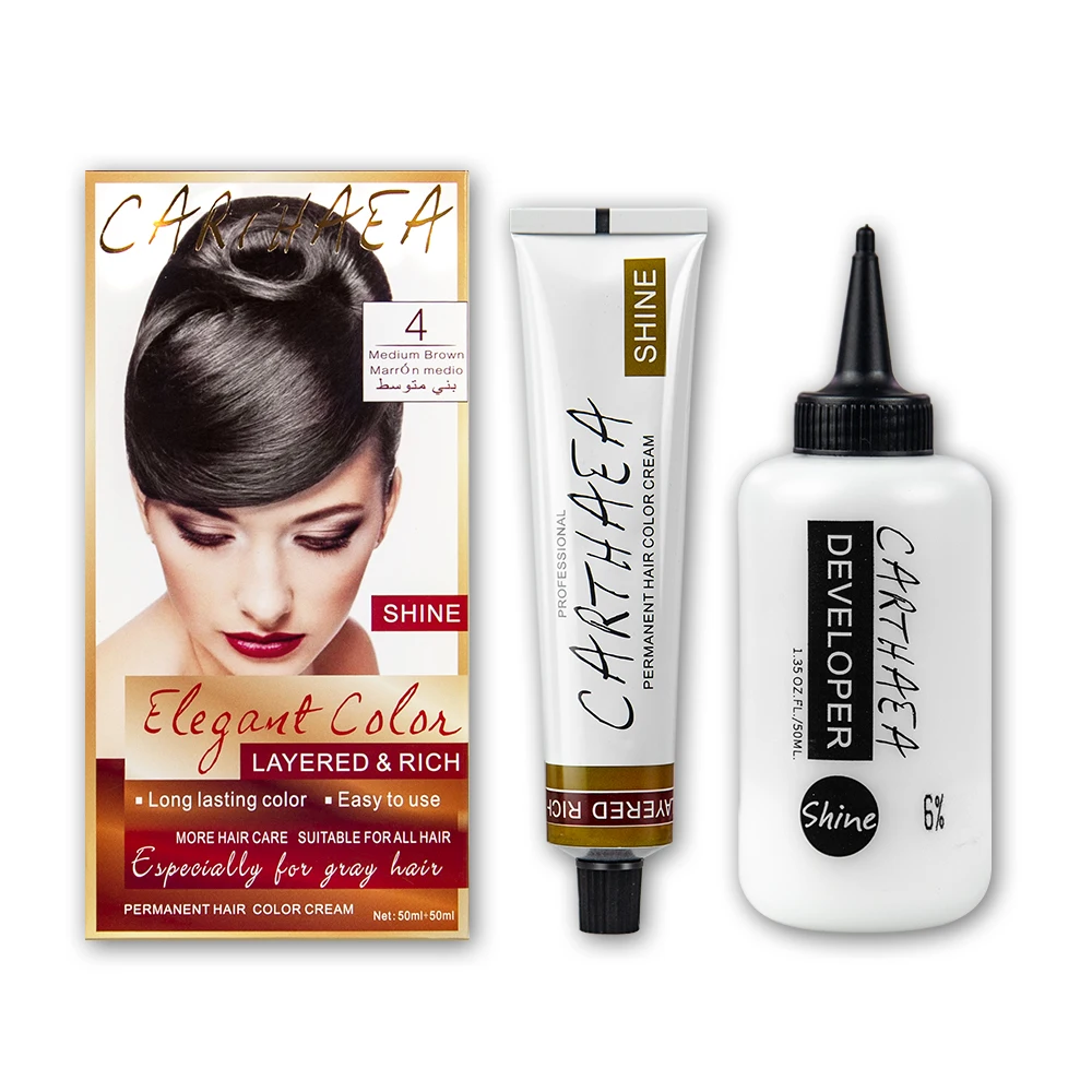 Цвет краски для волос