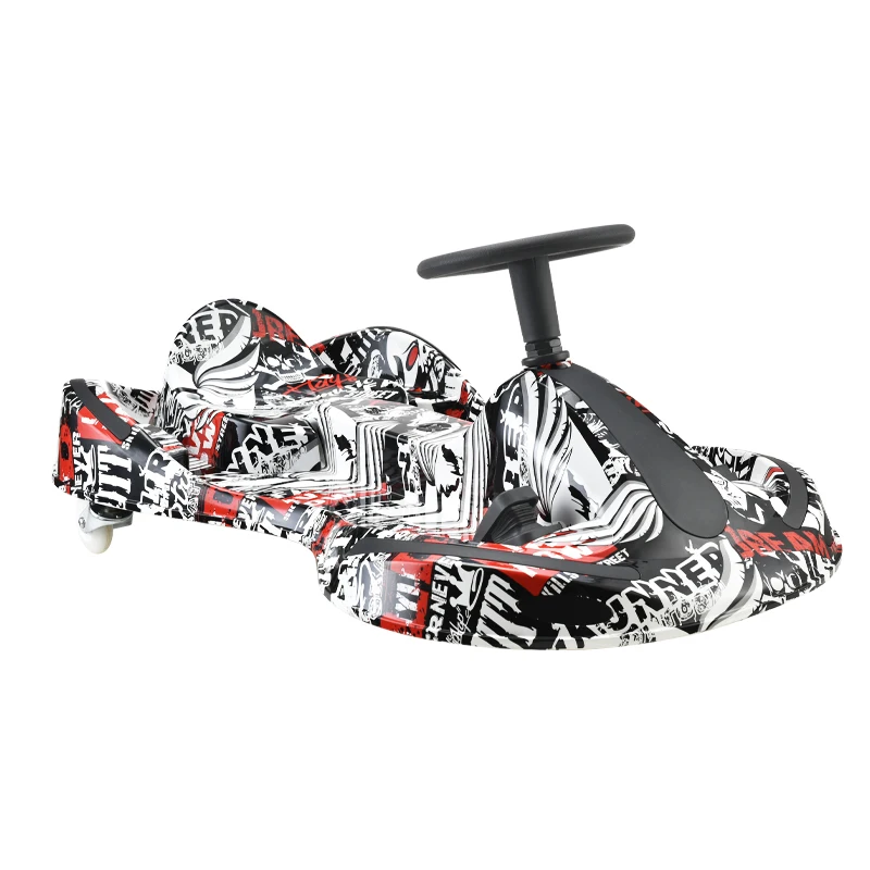 Electric Crazy Go Kart Ride On Car For Big Kids Age 6-12 Drive Toy 36v Power Steering Wheels Sit And Spin Crazy Drift Cart