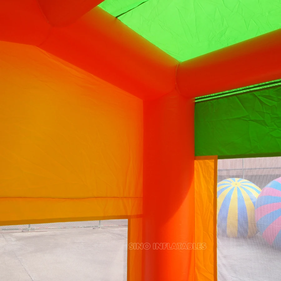 13x13 kids module inflatable bounce house with various theme panel made of lead free material from Sino Inflatables