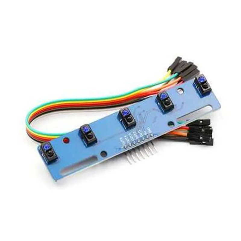 Five-way tracking sensor module Five-way tracking module Infrared sensor module Five functions TCRT5000L