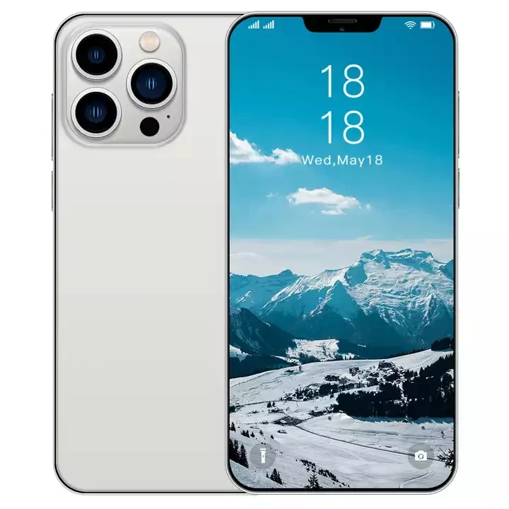 Factory price cheap i13 Pro max mobile phone RAM+ROM 4+128 GB 6.7inch, 16MP Camera Android smartphone cheap cell phone